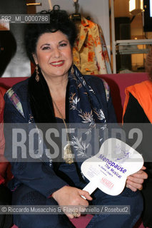 06 Mar 2006 Rome, shopping center La Rinascente.Menopause The Musical .in the picture: the actress Marisa Laurito.  ©Riccardo Musacchio & Flavio Ianniello/Rosebud2