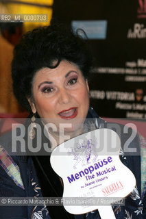 06 Mar 2006 Rome, shopping center La Rinascente.Menopause The Musical .in the picture: the actress Marisa Laurito.  ©Riccardo Musacchio & Flavio Ianniello/Rosebud2