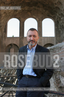 Rome, Jun 15 2006.In the picture: portrait of Spanish writer Arturo Perez Reverte..  ©Riccardo Musacchio & Flavio Ianniello/Rosebud2