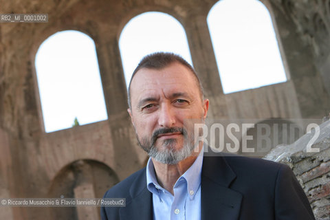 Rome, Jun 15 2006.In the picture: portrait of Spanish writer Arturo Perez Reverte..  ©Riccardo Musacchio & Flavio Ianniello/Rosebud2