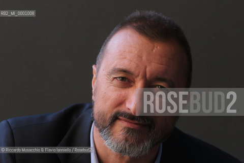 Rome, Jun 15 2006.In the picture: portrait of Spanish writer Arturo Perez Reverte..  ©Riccardo Musacchio & Flavio Ianniello/Rosebud2