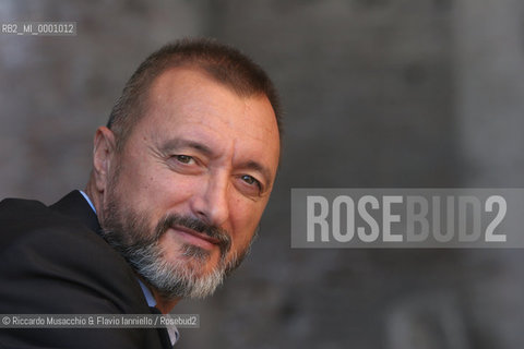 Rome, Jun 15 2006.In the picture: portrait of Spanish writer Arturo Perez Reverte..  ©Riccardo Musacchio & Flavio Ianniello/Rosebud2