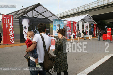 Rome, Auditorium Oct 13 2006.Romefilmfest 2006.In the picture: the cinema village.  ©Riccardo Musacchio & Flavio Ianniello/Rosebud2