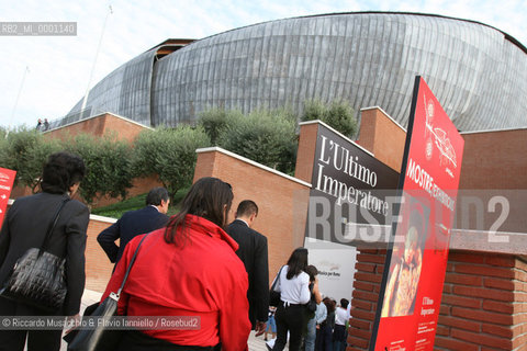 Rome, Auditorium Oct 13 2006.Romefilmfest 2006.In the picture: the cinema village.  ©Riccardo Musacchio & Flavio Ianniello/Rosebud2