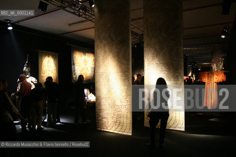 Rome, Auditorium Oct 14 2006.Romefilmfest 2006.In the picture: The Emperor’s Costumes an exhibition of costumes from the film The Last Emperor by Bernardo Bertolucci, overseen by Giulia Mafai.  ©Riccardo Musacchio & Flavio Ianniello/Rosebud2