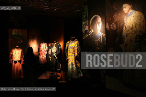 Rome, Auditorium Oct 14 2006.Romefilmfest 2006.In the picture: The Emperor’s Costumes an exhibition of costumes from the film The Last Emperor by Bernardo Bertolucci, overseen by Giulia Mafai.  ©Riccardo Musacchio & Flavio Ianniello/Rosebud2