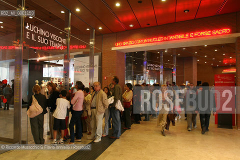 Rome, Auditorium Oct 14 2006.Romefilmfest 2006.In the picture: people at the exhibition Luchino Visconti and his times..  ©Riccardo Musacchio & Flavio Ianniello/Rosebud2