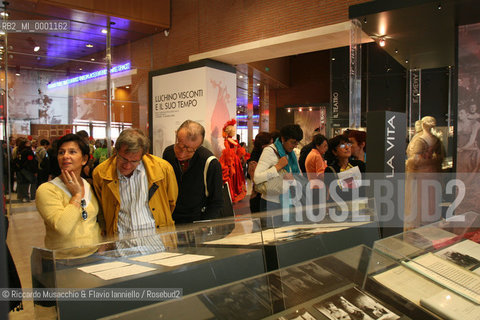 Rome, Auditorium Oct 14 2006.Romefilmfest 2006.In the picture: people at the exhibition Luchino Visconti and his times..  ©Riccardo Musacchio & Flavio Ianniello/Rosebud2