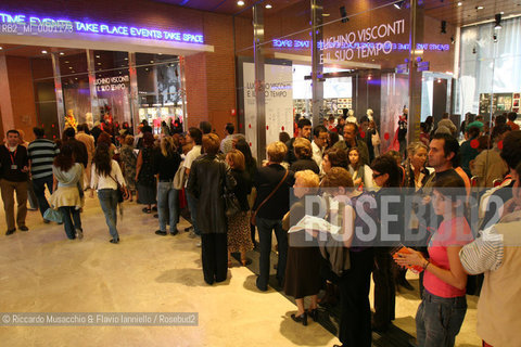 Rome, Auditorium Oct 14 2006.Romefilmfest 2006.In the picture: people at the exhibition Luchino Visconti and his times..  ©Riccardo Musacchio & Flavio Ianniello/Rosebud2