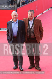 Rome, Auditorium Oct 14 2006.Romefilmfest 2006.In the picture: the actors Cochi Ponzoni and Renato Pozzett..  ©Riccardo Musacchio & Flavio Ianniello/Rosebud2