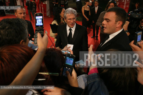 Rome, Auditorium Oct 15 2006.Romefilmfest 2006.In the picture: Richard Gere on the red carpet..  ©Riccardo Musacchio & Flavio Ianniello/Rosebud2