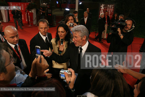 Rome, Auditorium Oct 15 2006.Romefilmfest 2006.In the picture: Richard Gere on the red carpet..  ©Riccardo Musacchio & Flavio Ianniello/Rosebud2