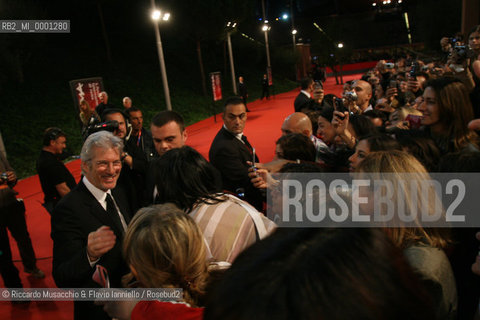 Rome, Auditorium Oct 15 2006.Romefilmfest 2006.In the picture: Richard Gere on the red carpet..  ©Riccardo Musacchio & Flavio Ianniello/Rosebud2