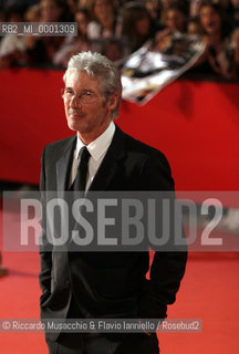 Rome, Auditorium Oct 15 2006.Romefilmfest 2006.In the picture: Richard Gere on the red carpet..  ©Riccardo Musacchio & Flavio Ianniello/Rosebud2