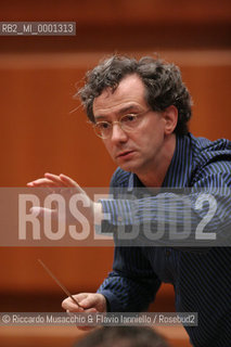 Mar 23 2006 Rome, Auditorium.Santa Cecilia Orchestra.Conductor Fabio Luisi .  ©Riccardo Musacchio & Flavio Ianniello/Rosebud2