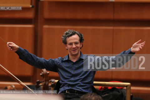 Mar 23 2006 Rome, Auditorium.Santa Cecilia Orchestra.Conductor Fabio Luisi .  ©Riccardo Musacchio & Flavio Ianniello/Rosebud2