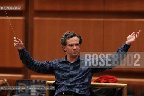 Mar 23 2006 Rome, Auditorium.Santa Cecilia Orchestra.Conductor Fabio Luisi .  ©Riccardo Musacchio & Flavio Ianniello/Rosebud2