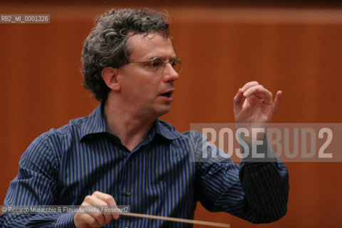 Mar 23 2006 Rome, Auditorium.Santa Cecilia Orchestra.Conductor Fabio Luisi .  ©Riccardo Musacchio & Flavio Ianniello/Rosebud2