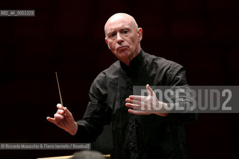 Roma, Auditorium Parco della Musica 29 03 2007.Orchestra dellAccademia Nazionale di Santa Cecilia  .Christoph Eschenbach direttore..  ©Riccardo Musacchio & Flavio Ianniello/Rosebud2