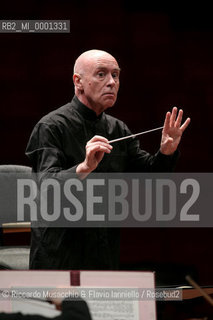 Roma, Auditorium Parco della Musica 29 03 2007.Orchestra dellAccademia Nazionale di Santa Cecilia  .Christoph Eschenbach direttore..  ©Riccardo Musacchio & Flavio Ianniello/Rosebud2