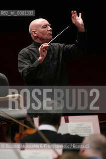 Roma, Auditorium Parco della Musica 29 03 2007.Orchestra dellAccademia Nazionale di Santa Cecilia  .Christoph Eschenbach direttore..  ©Riccardo Musacchio & Flavio Ianniello/Rosebud2