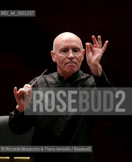 Roma, Auditorium Parco della Musica 29 03 2007.Orchestra dellAccademia Nazionale di Santa Cecilia  .Christoph Eschenbach direttore..  ©Riccardo Musacchio & Flavio Ianniello/Rosebud2