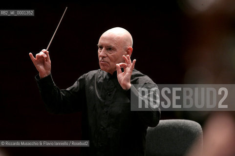 Roma, Auditorium Parco della Musica 29 03 2007.Orchestra dellAccademia Nazionale di Santa Cecilia  .Christoph Eschenbach direttore..  ©Riccardo Musacchio & Flavio Ianniello/Rosebud2