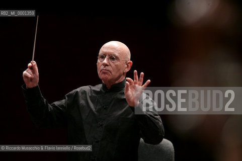 Roma, Auditorium Parco della Musica 29 03 2007.Orchestra dellAccademia Nazionale di Santa Cecilia  .Christoph Eschenbach direttore..  ©Riccardo Musacchio & Flavio Ianniello/Rosebud2