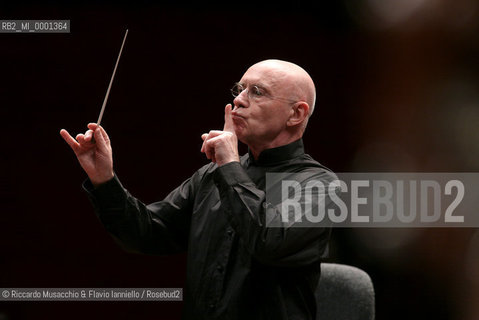 Roma, Auditorium Parco della Musica 29 03 2007.Orchestra dellAccademia Nazionale di Santa Cecilia  .Christoph Eschenbach direttore..  ©Riccardo Musacchio & Flavio Ianniello/Rosebud2