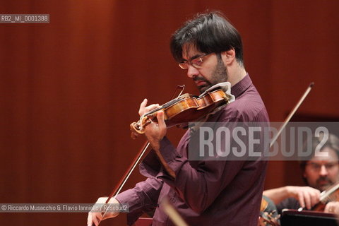 Rome, Auditorium  Dec 20 2008.Santa Cecilia Orchestra.Leonidas Kavakos  violin..  ©Riccardo Musacchio & Flavio Ianniello/Rosebud2