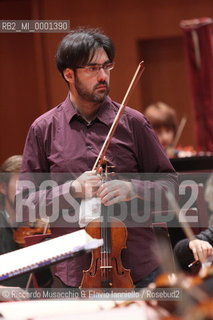 Rome, Auditorium  Dec 20 2008.Santa Cecilia Orchestra.Leonidas Kavakos  violin..  ©Riccardo Musacchio & Flavio Ianniello/Rosebud2