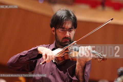 Rome, Auditorium  Dec 20 2008.Santa Cecilia Orchestra.Leonidas Kavakos  violin..  ©Riccardo Musacchio & Flavio Ianniello/Rosebud2