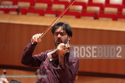 Rome, Auditorium  Dec 20 2008.Santa Cecilia Orchestra.Leonidas Kavakos  violin..  ©Riccardo Musacchio & Flavio Ianniello/Rosebud2