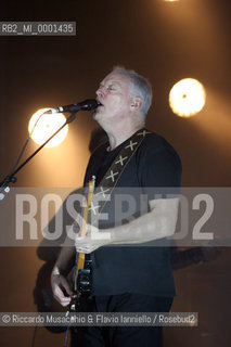 26 Mar 2006 Rome, Auditorium Parco della Musica.David Gilmour singer and guitarist of the rock band Pink Floyd in concert.  ©Riccardo Musacchio & Flavio Ianniello/Rosebud2