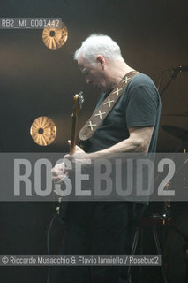 26 Mar 2006 Rome, Auditorium Parco della Musica.David Gilmour singer and guitarist of the rock band Pink Floyd in concert.  ©Riccardo Musacchio & Flavio Ianniello/Rosebud2