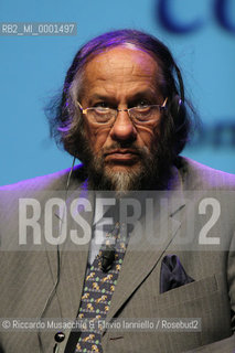 Rome, Auditorium Jan 14 2008.The Festival of Sciences Global ConScience.Rajendra Kumar Pachauri, Walter Veltroni .The Climate and the State of the Planet. The Role of Science and the Duties of Politics..In the picture: Portrait of Rajendra Kumar Pachauri..  ©Riccardo Musacchio & Flavio Ianniello/Rosebud2