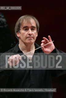 Roma, Auditorium Parco della Musica 07 12 2006.Orchestra dellAccademia Nazionale di Santa cecilia.Direttore: James Conlon (in prova).Ph Riccardo Musacchio  ©Riccardo Musacchio & Flavio Ianniello/Rosebud2