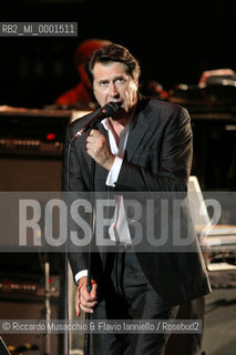 Roma, 19 07 2006 Auditorium Parco della Musica.Concerto dei Roxy Music.nella foto: Brian Ferry.Ph Riccardo Musacchio & Flavio Ianniello  ©Riccardo Musacchio & Flavio Ianniello/Rosebud2