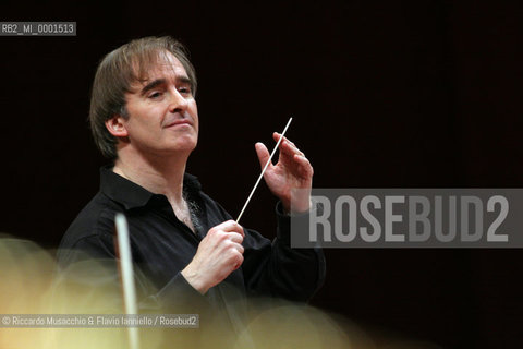 Roma, Auditorium Parco della Musica 07 12 2006.Orchestra dellAccademia Nazionale di Santa cecilia.Direttore: James Conlon (in prova).Ph Riccardo Musacchio  ©Riccardo Musacchio & Flavio Ianniello/Rosebud2