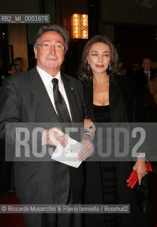 Roma, 10 02 2007.Roberto Bolle Gala for Unicef..Nella foto: il presidente dellUnicef Antonio Sclavi e Maria Rosaria Omaggio..  ©Riccardo Musacchio & Flavio Ianniello/Rosebud2