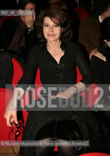 Roma, 10 02 2007.Roberto Bolle Gala for Unicef..Nella foto: Fanny Ardant..  ©Riccardo Musacchio & Flavio Ianniello/Rosebud2