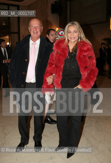 Roma, 10 02 2007.Roberto Bolle Gala for Unicef..Nella foto: Mara Venier con il marito..  ©Riccardo Musacchio & Flavio Ianniello/Rosebud2