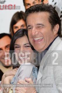 Rome, Dec 14 2006.Photocall of the italian film Natale a New York, director Neri Parenti..in the picture: the italian actress Elisabetta Canalis and the italian actor Christian De Sica..  ©Riccardo Musacchio & Flavio Ianniello/Rosebud2