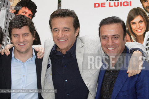 Rome, Dec 14 2006.Photocall of the italian film Natale a New York, director Neri Parenti..in the picture: the italian actors Fabio De Luigi, Christian De Sica and massimo Ghini..  ©Riccardo Musacchio & Flavio Ianniello/Rosebud2