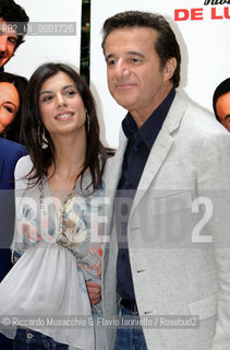 Rome, Dec 14 2006.Photocall of the italian film Natale a New York, director Neri Parenti..in the picture: the italian actress Elisabetta Canalis and the italian actor Christian De Sica..  ©Riccardo Musacchio & Flavio Ianniello/Rosebud2