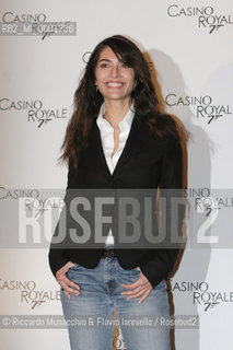 Rome, Dec 14 2006.Photocall of the Usa movie Casino Royal (007), director Ian Fleming..in the picture: the italian actress Caterina Murino..  ©Riccardo Musacchio & Flavio Ianniello/Rosebud2