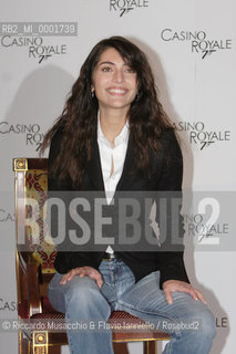 Rome, Dec 14 2006.Photocall of the Usa movie Casino Royal (007), director Ian Fleming..in the picture: the italian actress Caterina Murino..  ©Riccardo Musacchio & Flavio Ianniello/Rosebud2