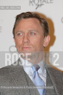 Rome, Dec 14 2006.Photocall of the Usa movie Casino Royal (007), director Ian Fleming..in the picture: the English actor Daniel Craig..  ©Riccardo Musacchio & Flavio Ianniello/Rosebud2