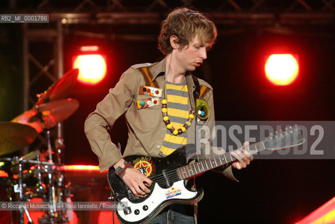 Roma, Piazza San Giovanni 19 / 06 / 2005.Cornetto Free Music Festival.nella foto: Beck.Ph Riccardo Musacchio & Flavio Ianniello  ©Riccardo Musacchio & Flavio Ianniello/Rosebud2