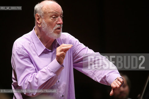 Rome, Auditorium Aug 30 2007.Santa Cecilia Orchestra.Conductor: Kurt Masur..  ©Riccardo Musacchio & Flavio Ianniello/Rosebud2